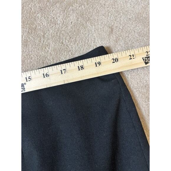 Merona Womens Stretch Black Solid Pencil Skirt Back Zip Size 18 - Picture 3 of 4